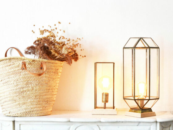 lampe en verre