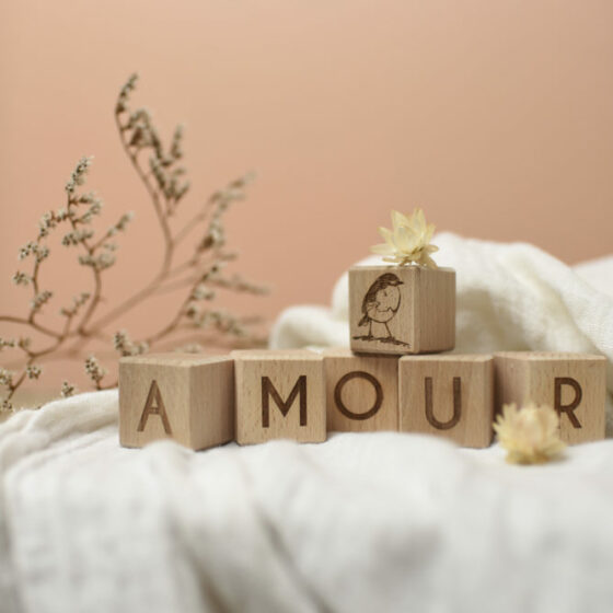 cube lettre personnalise