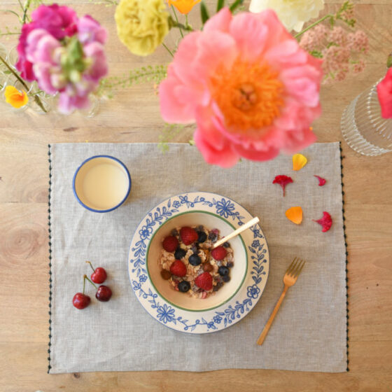 Set de table fleurette