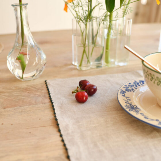 Set de table fleurette