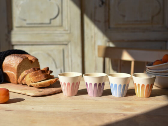 Tasse expresso rayures