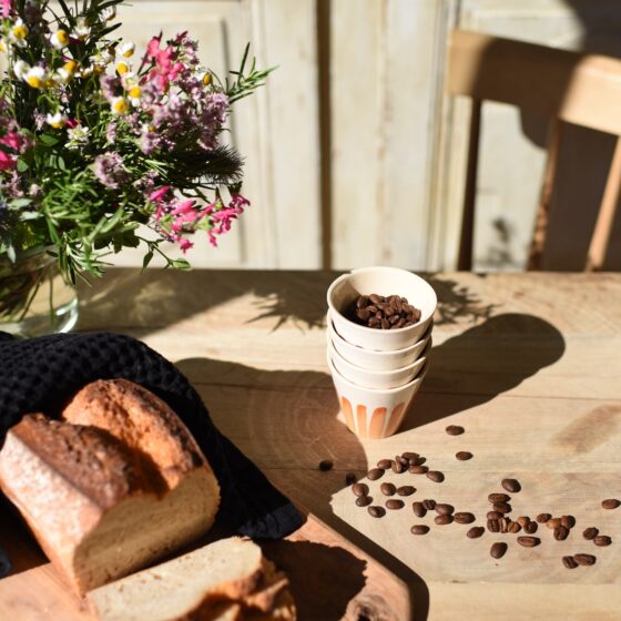 Tasse expresso rayures