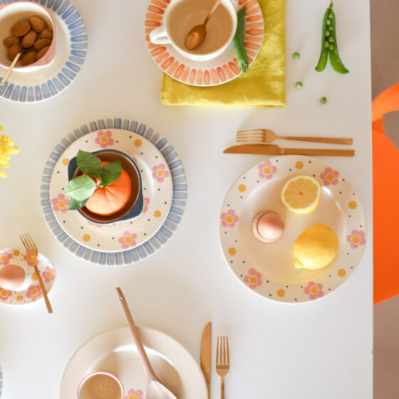 assiette diner seventies