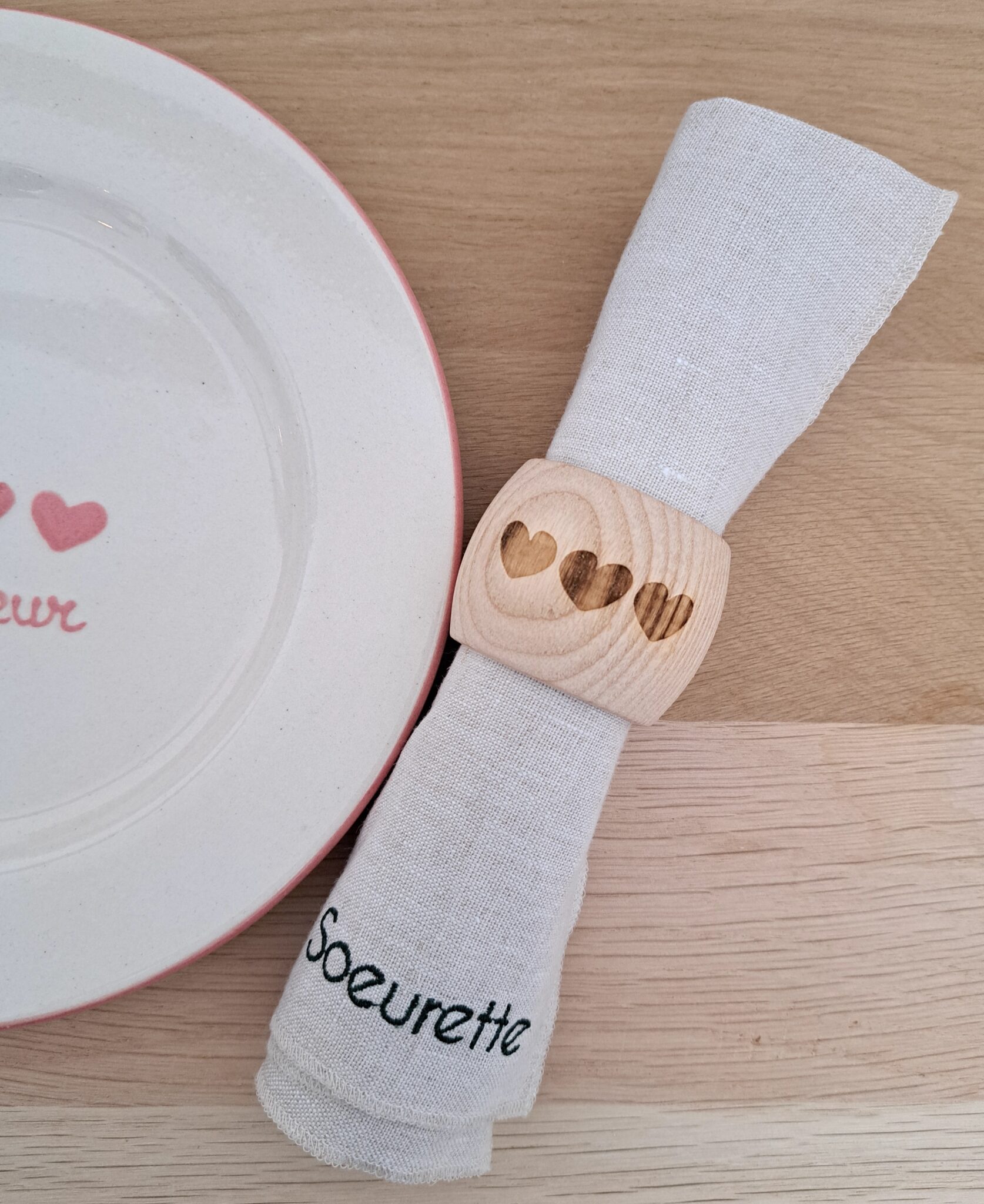 Serviette De Table Enfant Doublée - Couture Zéro Déchet - Miss Thérèse