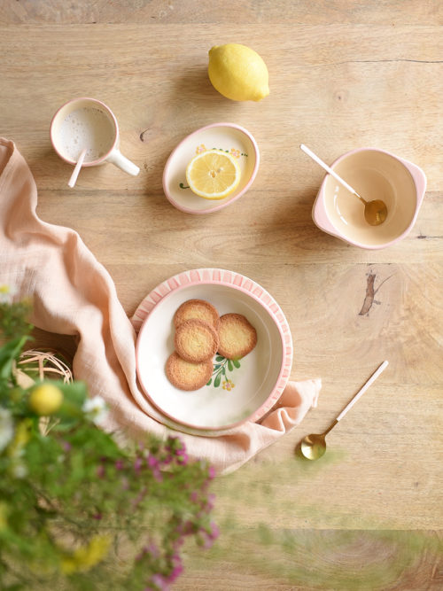 assiette creuse fleurs des champs