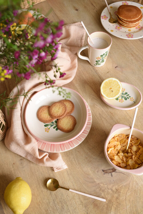 assiette creuse fleurs des champs