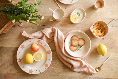 assiette creuse fleurs des champs