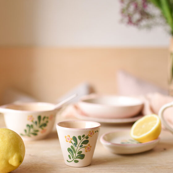 Tasse expresso Fleurs des champs