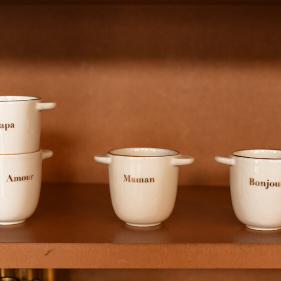 tasse expresso dorée