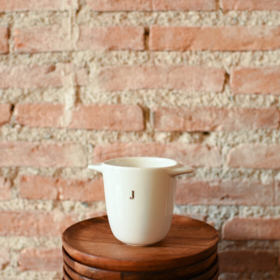 timbale monogramme doré