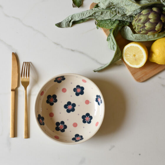 assiette creuse seventies