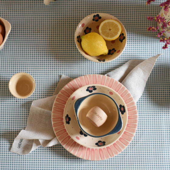 assiette creuse seventies